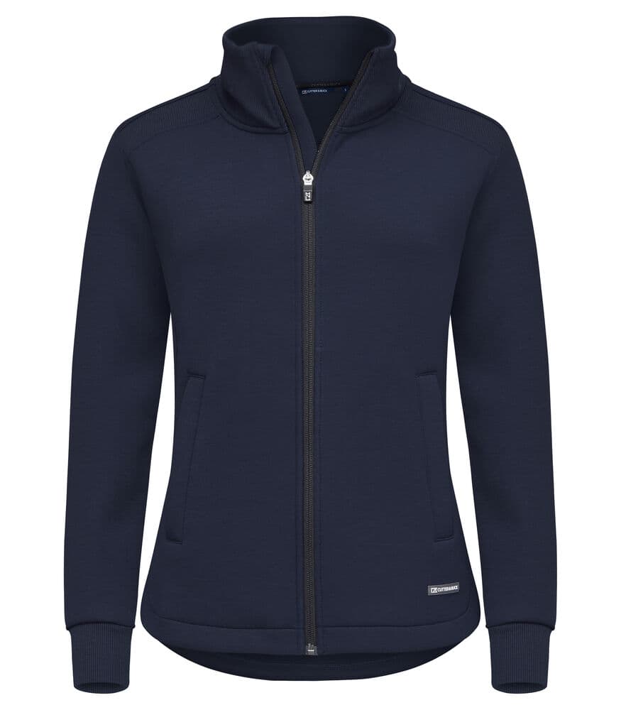 Cardigan zippé Cutter & Buck Pemberton femme coloris Marine foncé