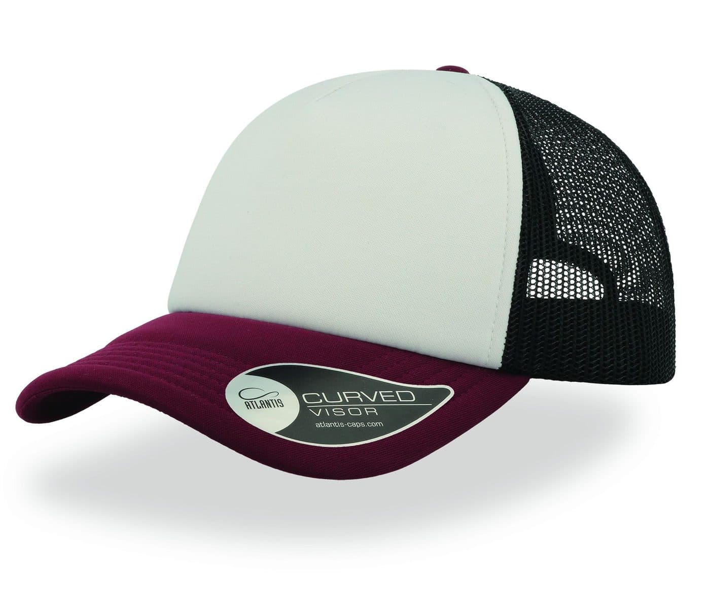 RAPPER CAP coloris Blanc / Noir / Bordeaux
