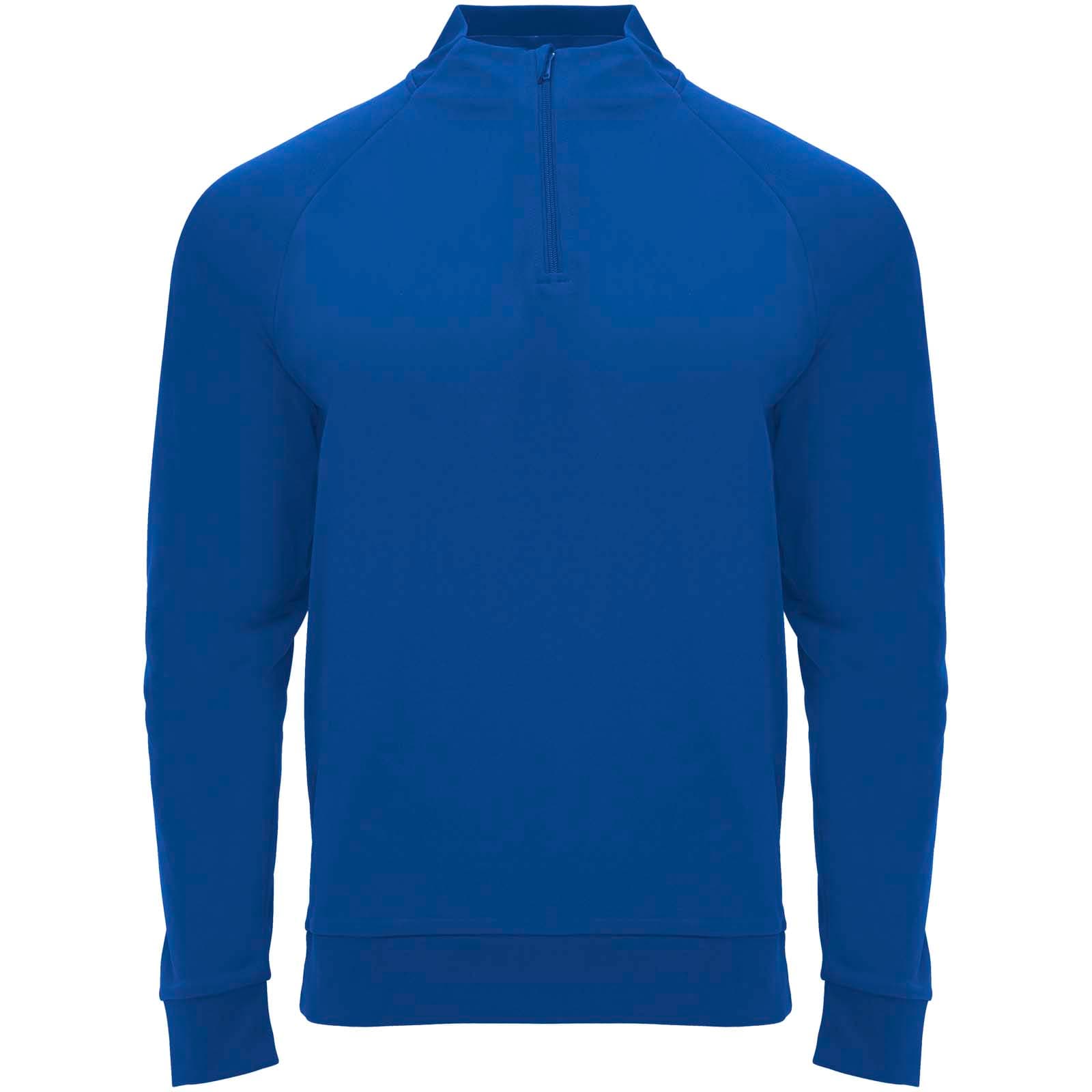 Sweatshirt de 200 g/m² Epiro à manches longues unisexe avec fermeture demi-zip
