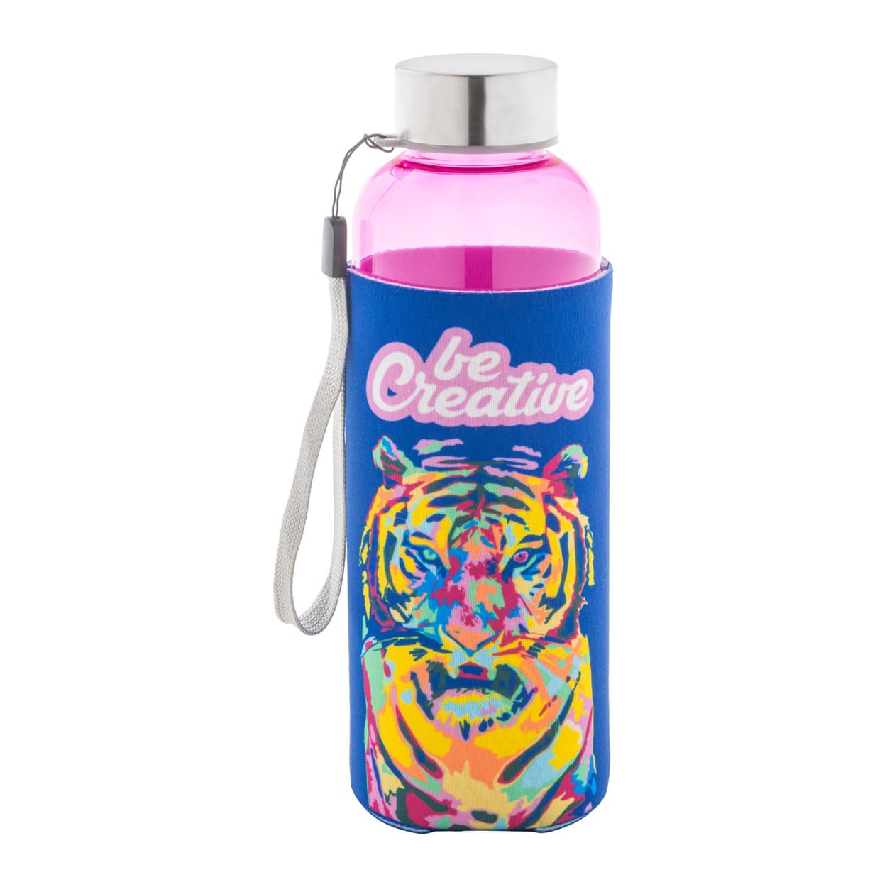 Bouteille en RPET coloris Fuchsia