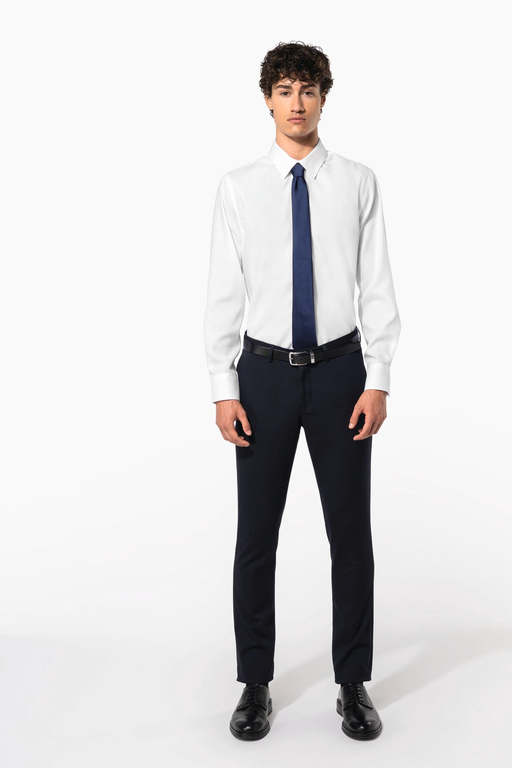 Chemise manches longues sans repassage en situation