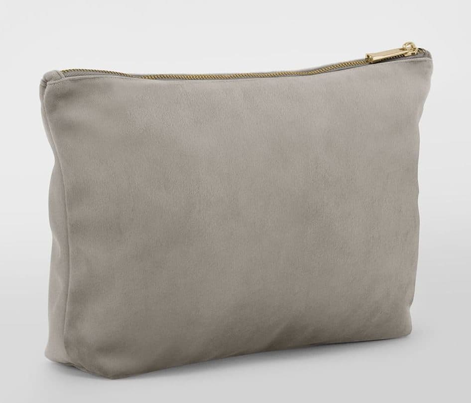 VELVET ACCESSORY BAG coloris MOONSTONE