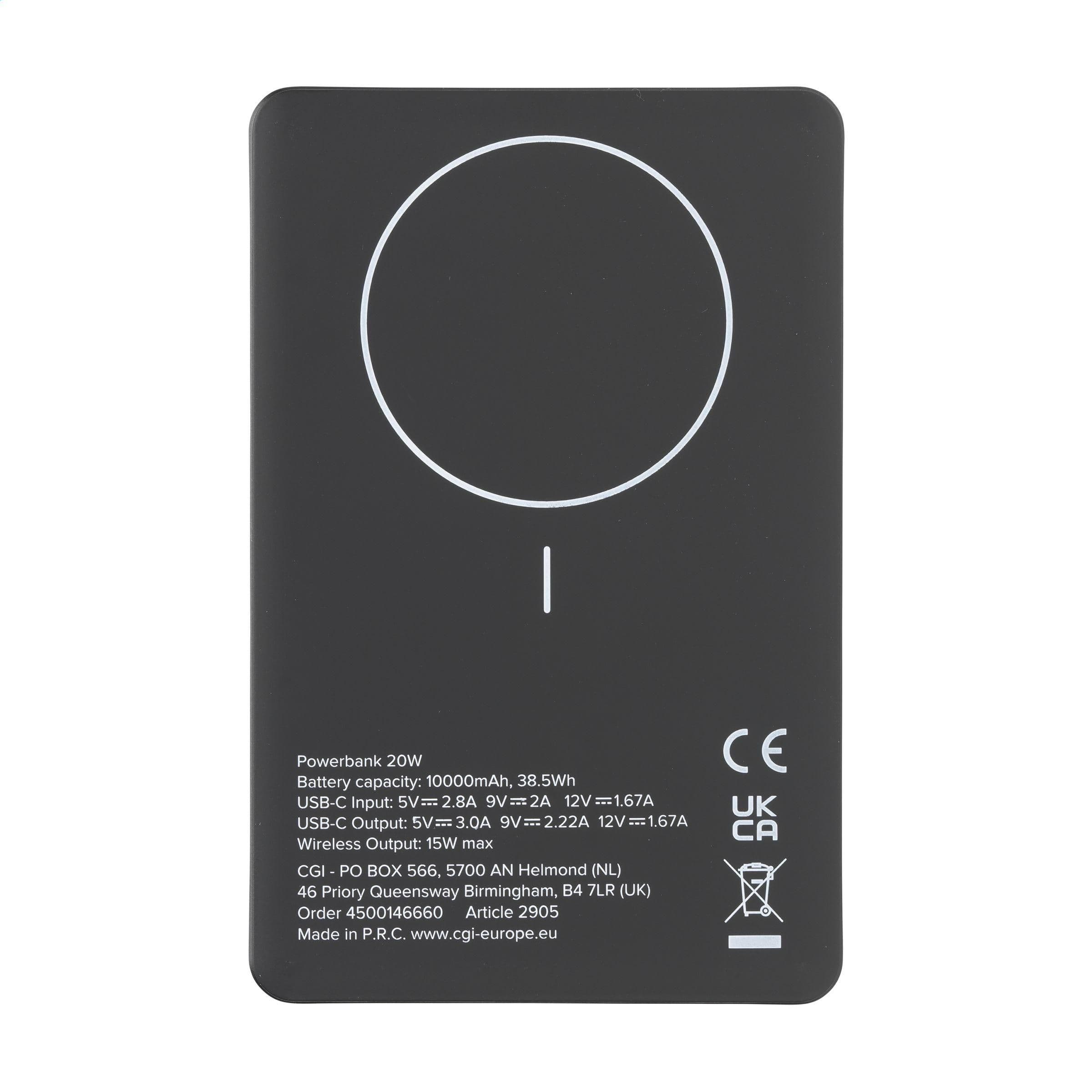 Powerbank Wireless RCS alu recyclé Magsafe 10000 en situation
