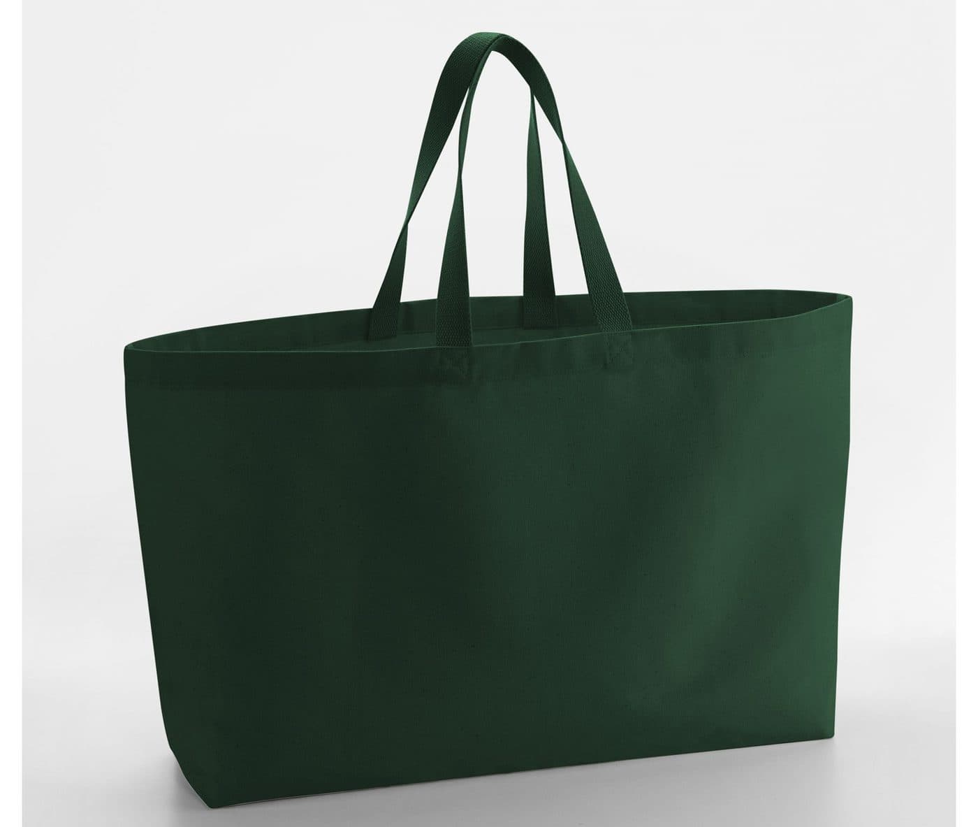 OVERSIZED CANVAS TOTE BAG coloris Vert bouteille