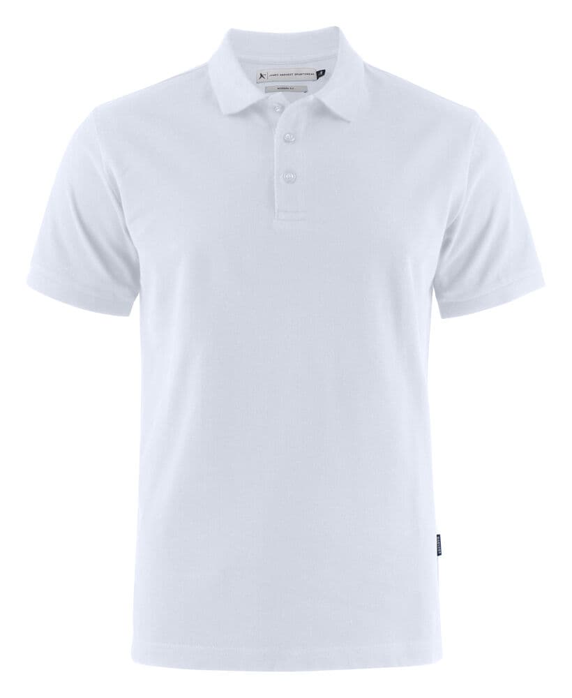 Neptune Modern Polo Piqué Coupe Modern Fit Hommes coloris Blanc