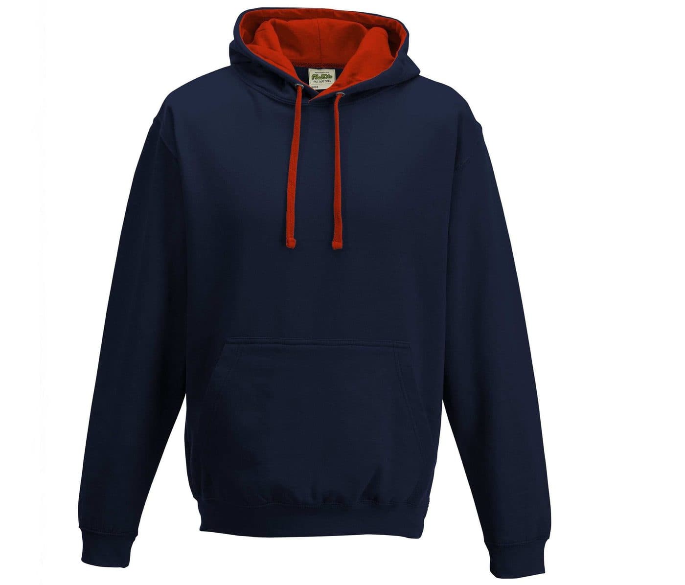 VARSITY HOODIE coloris Bleu marine / Rouge feu