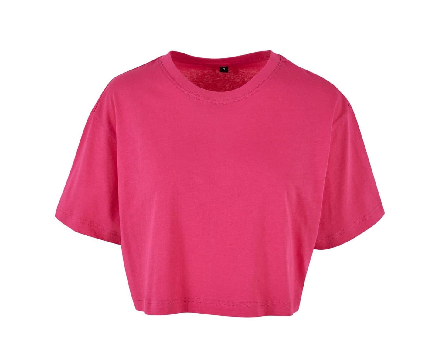 LADIES SHORT OVERSIZED TEE coloris Rose hibiscus