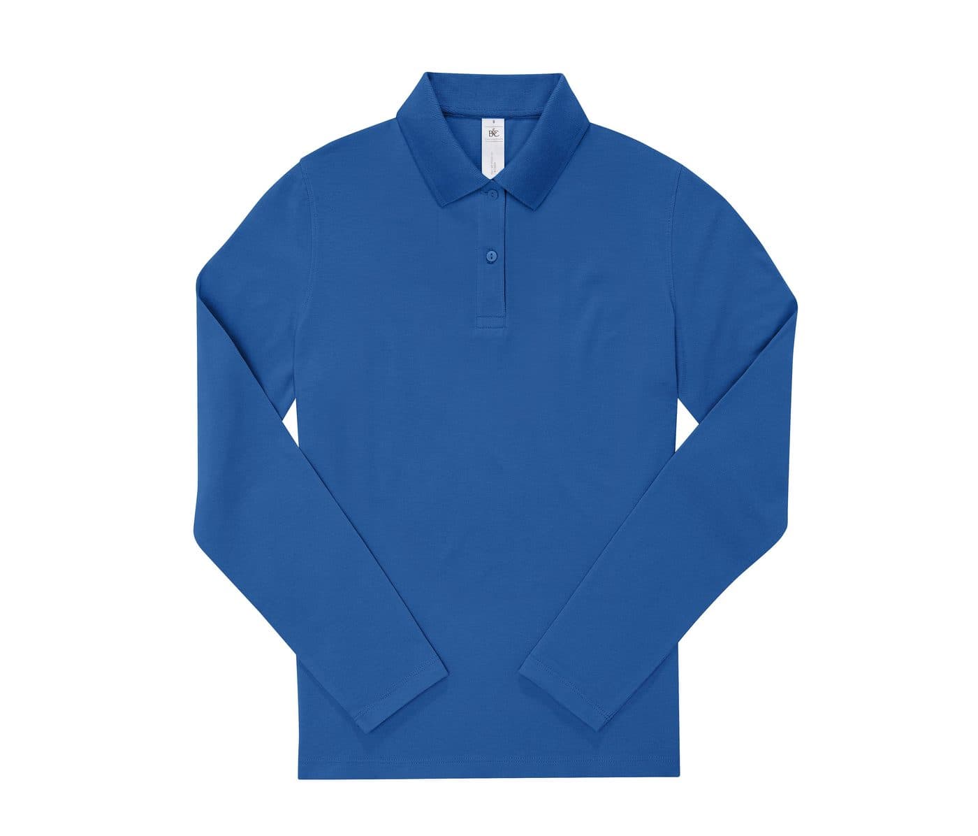 B&C MY POLO 210 LSL /WOMEN coloris Bleu roi