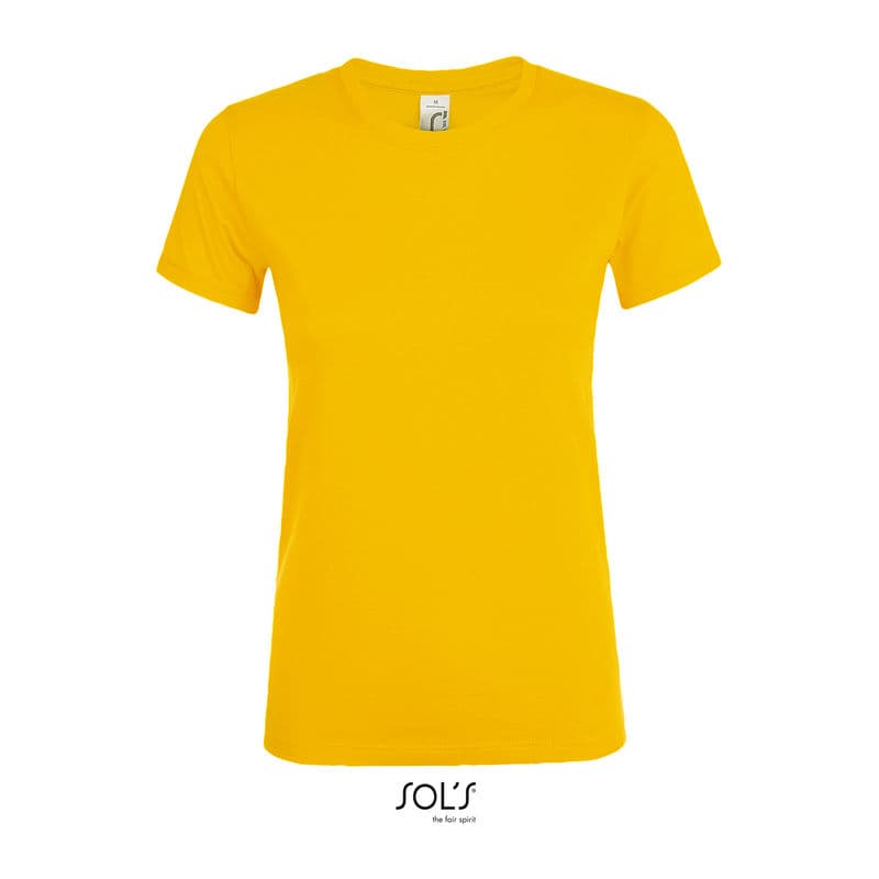 SOL'S REGENT WOMEN - ROUND COLLAR T-SHIRT coloris Or
