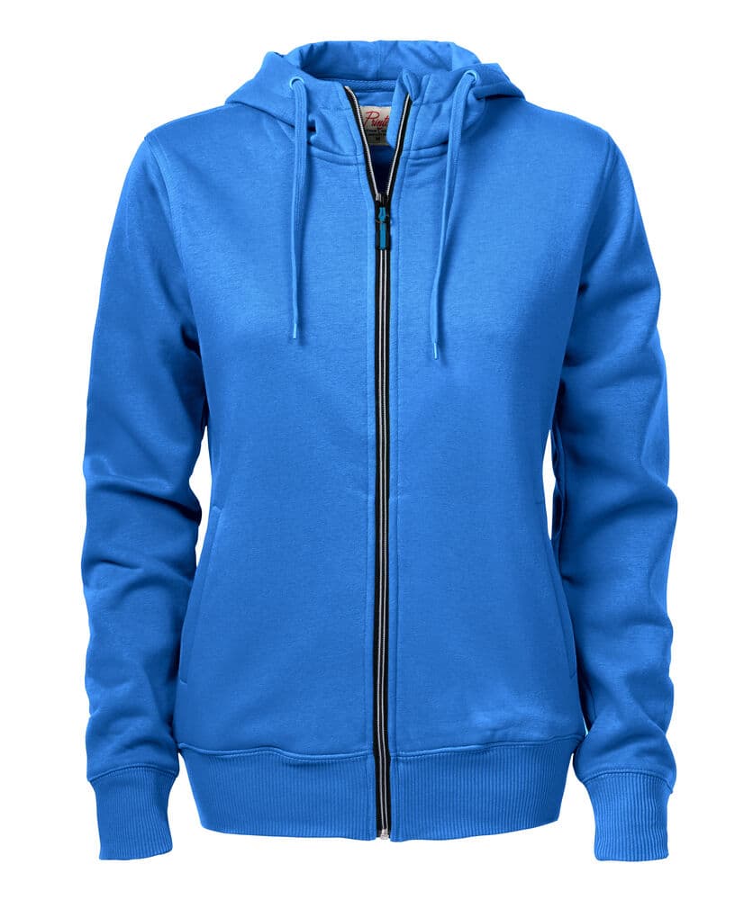 Sweat-shirt Fermeture Complète Femmes coloris Bleu océan