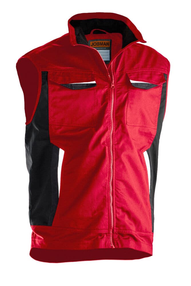 Jobman 7507 Service Vest coloris Rouge