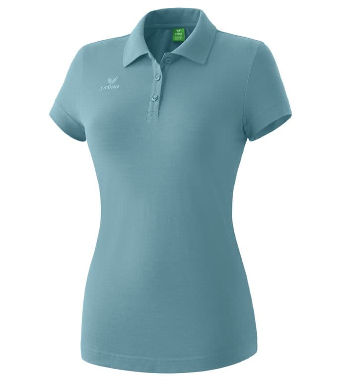 Polo Teamsport coloris Bleu fumée