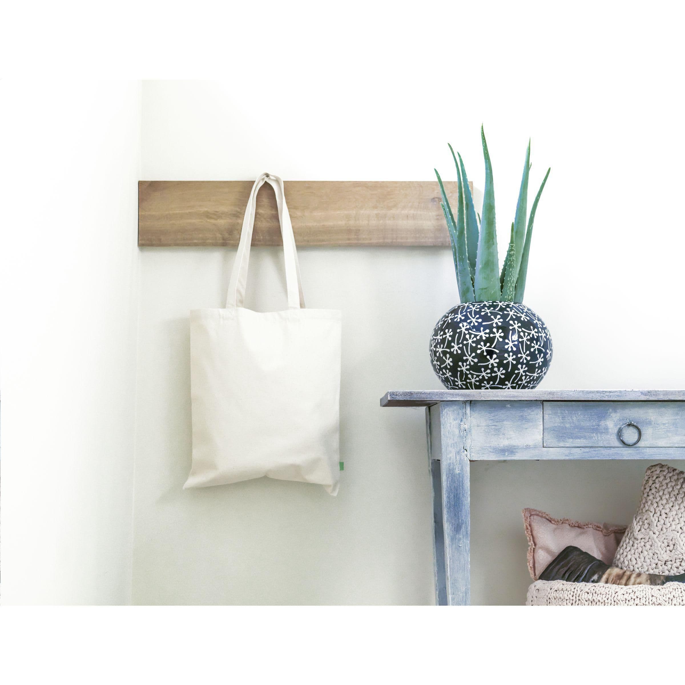 Sac Organic Cotton Shopper naturel (140 g/m²) en situation