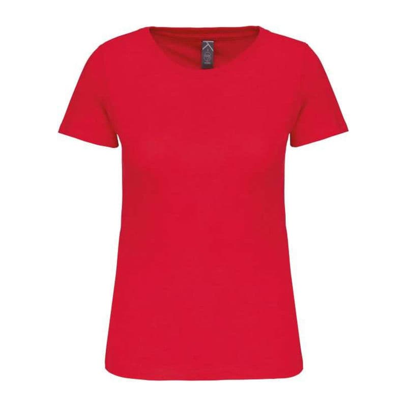 Ladies' Bio150Ic Crew Neck T-Shirt coloris Rouge