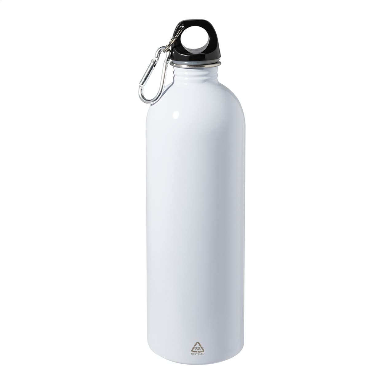 Bouteille en acier inoxydable recyclée coloris Blanc