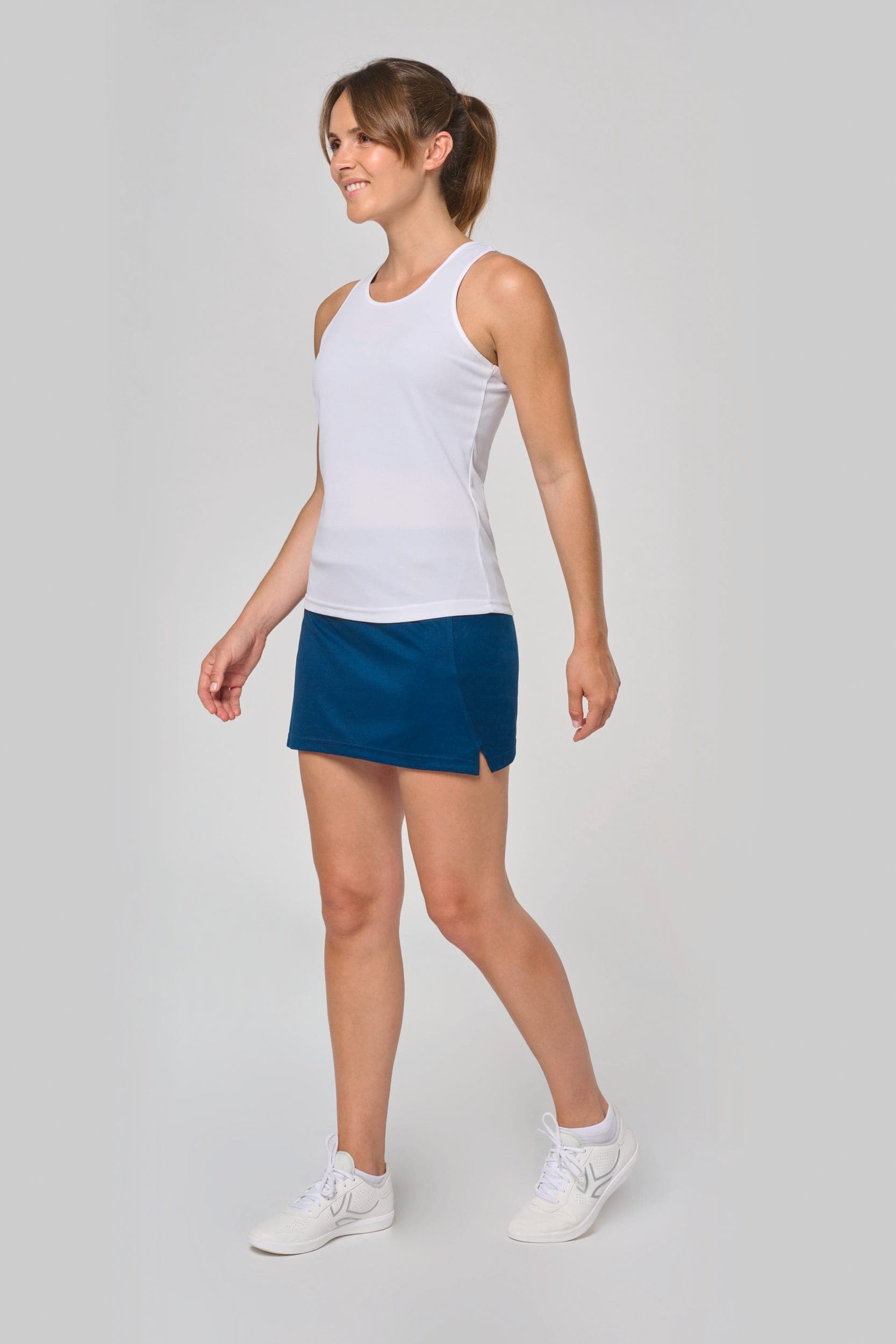 Jupe de tennis femme en situation