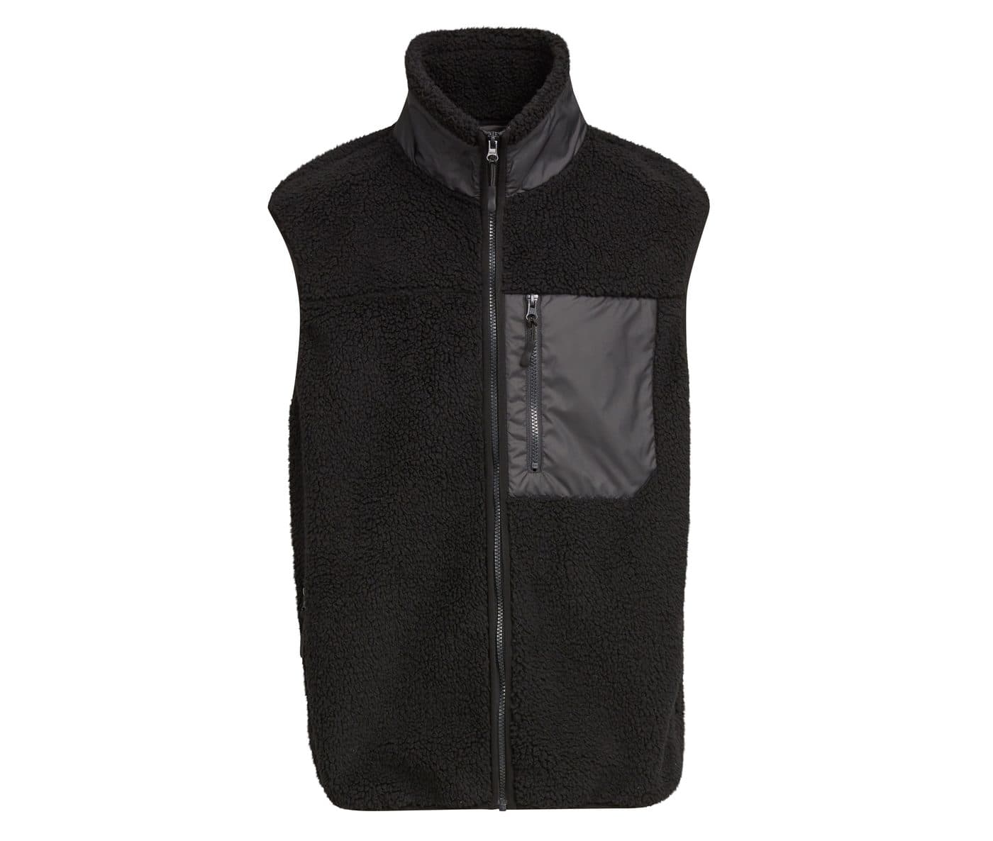 BONDED SHERPA VEST coloris Noir