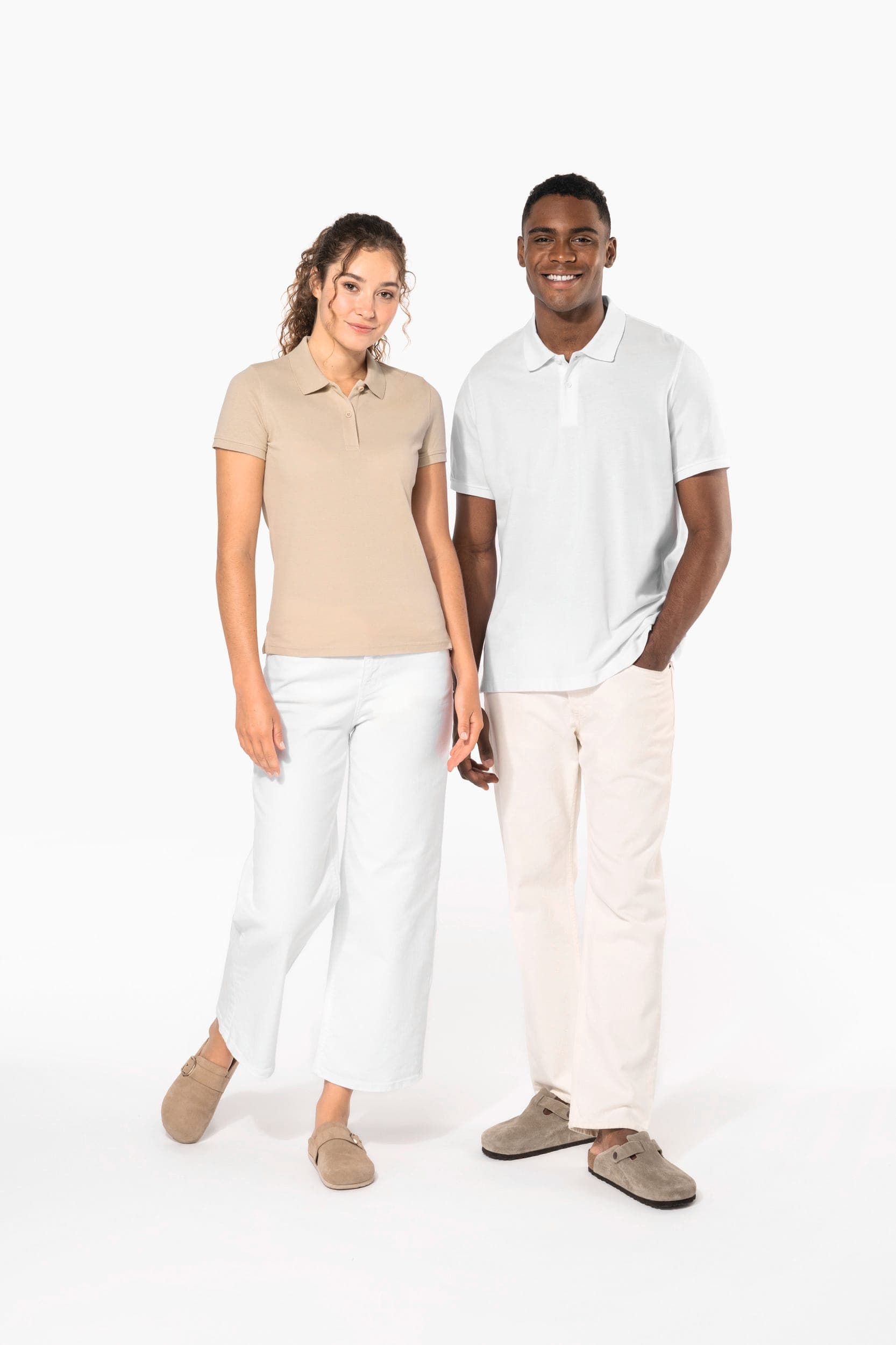 Polo piqué Bio180 femme en situation