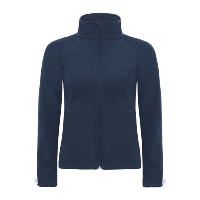 HOODED SOFTSHELL WOMEN coloris Marine