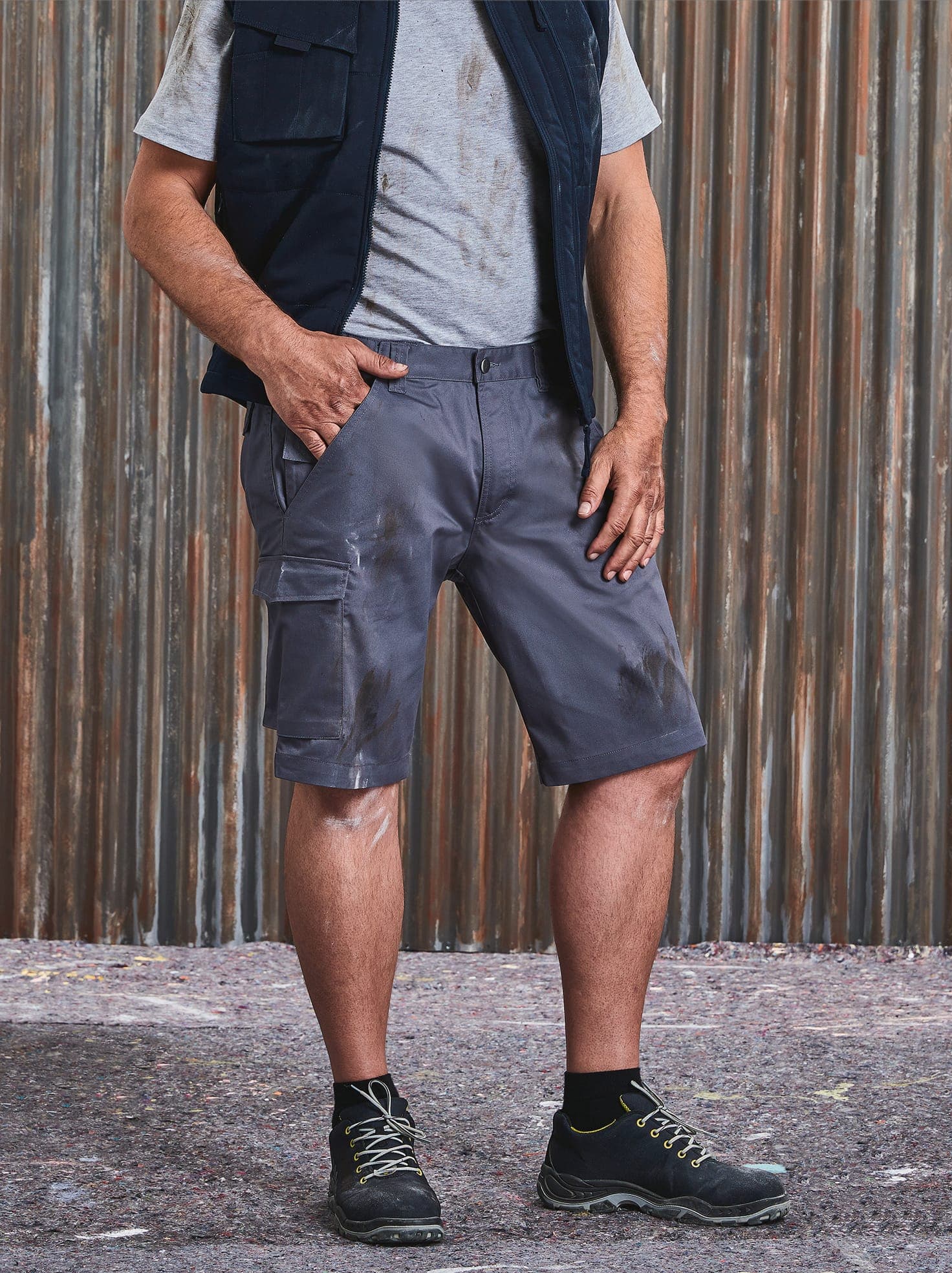 Short Workwear en situation