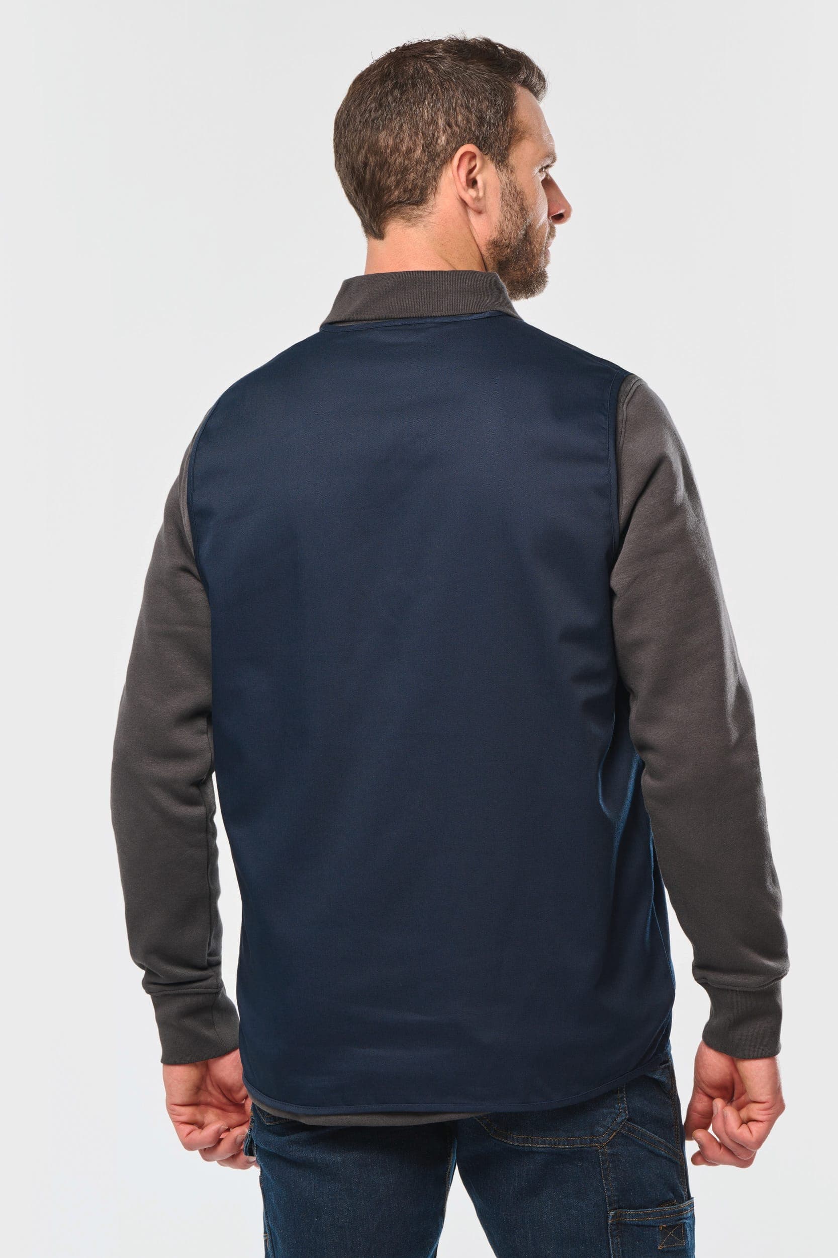 Gilet polycoton multipoches unisexe en situation