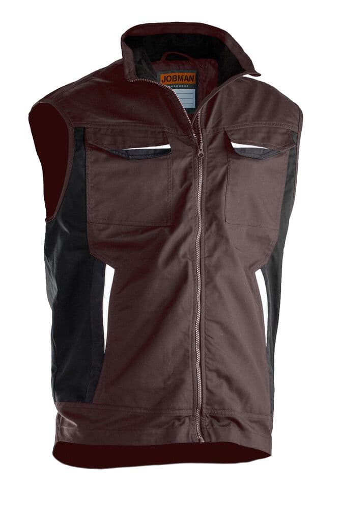 Jobman 7507 Service Vest coloris Marron