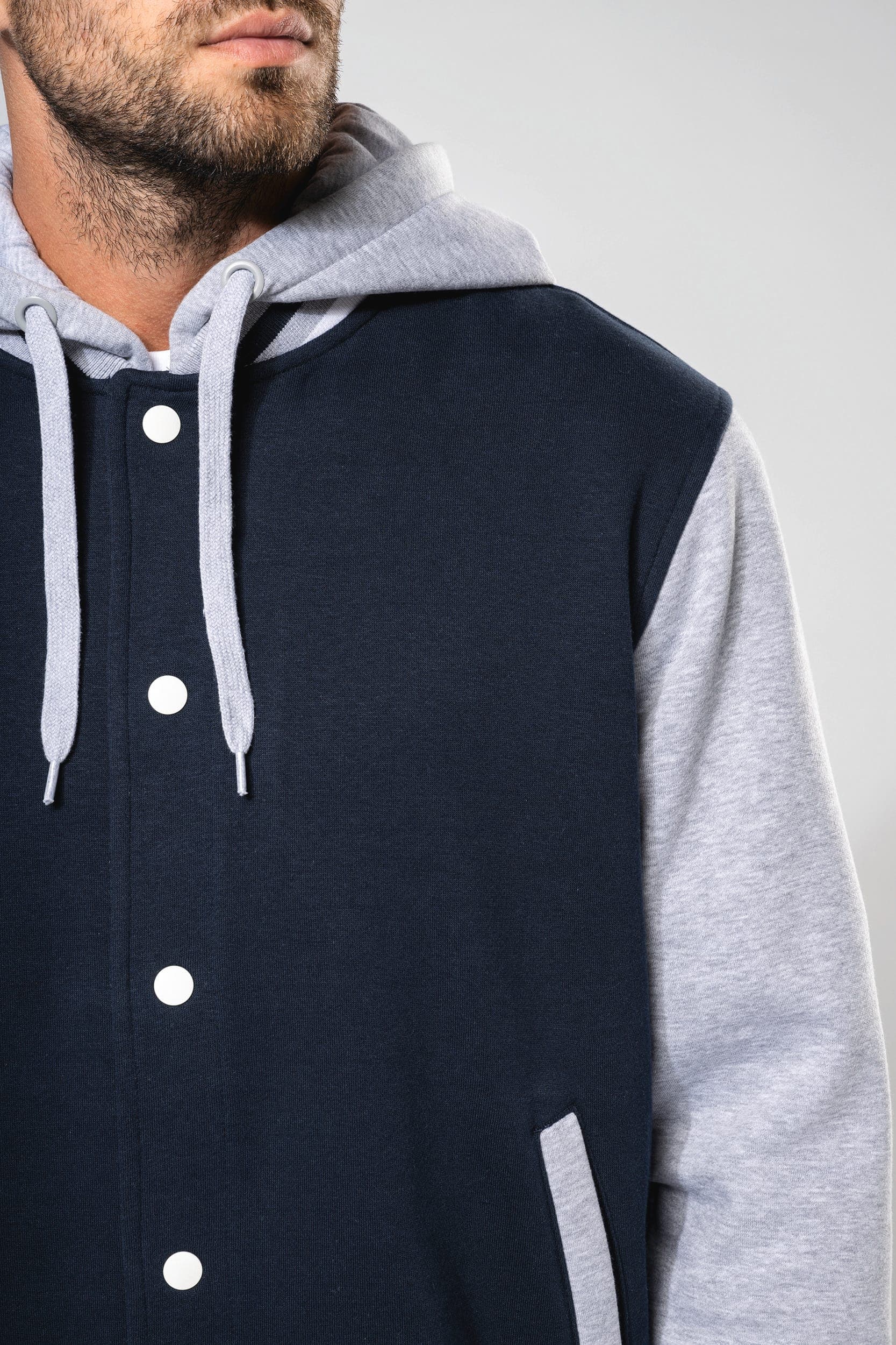Blouson Teddy à capuche unisexe en situation