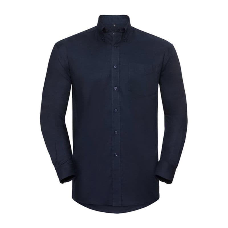  Russell Easy Care LSL Oxford Shirt coloris Marine