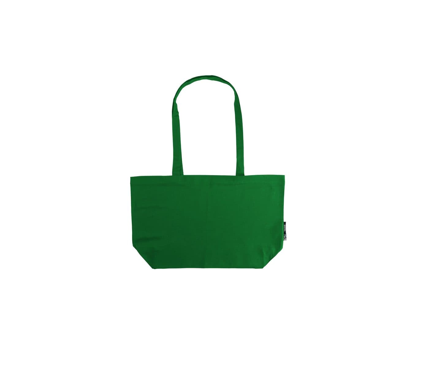 SHOPPING BAG WITH GUSSET coloris Vert