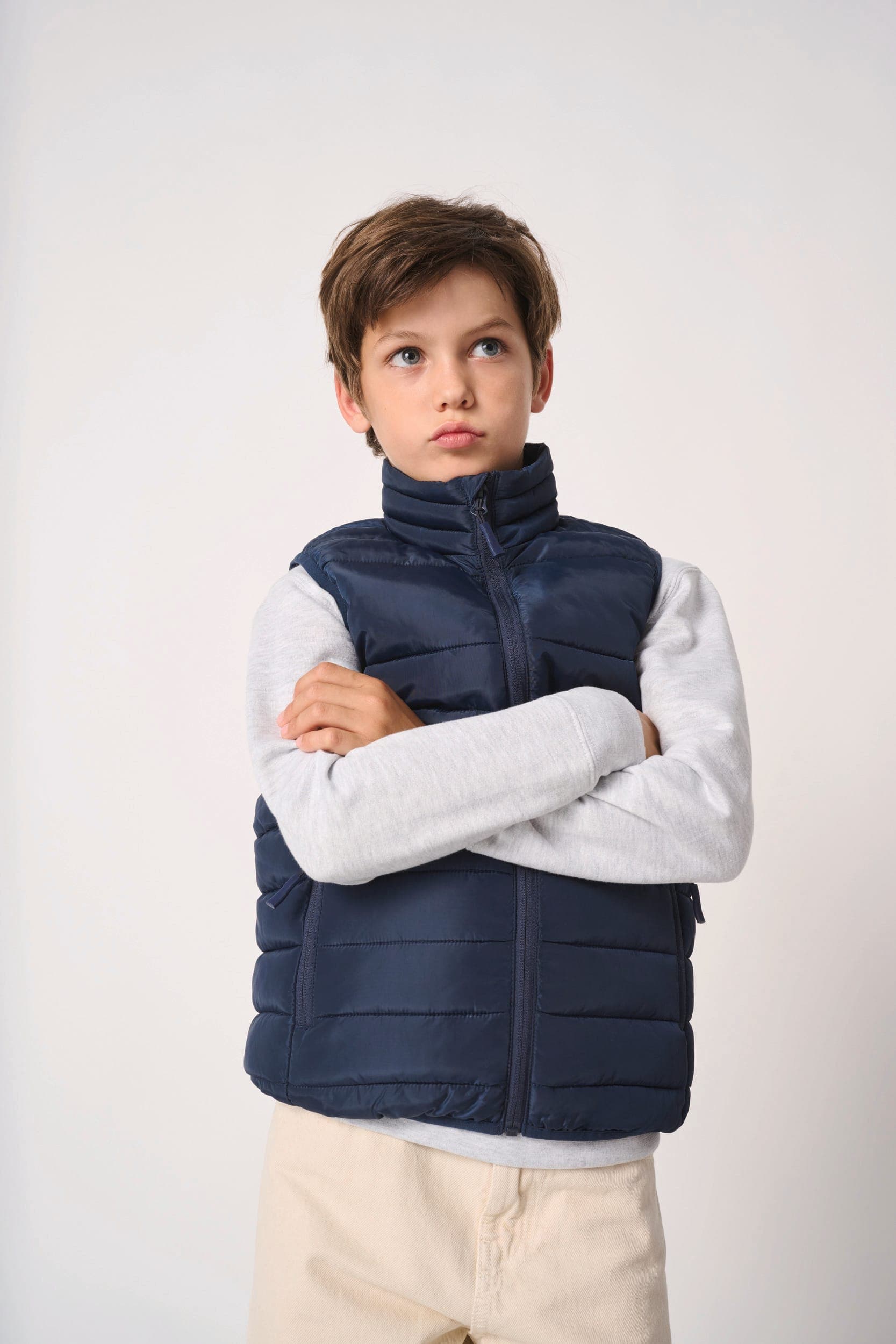 Bodywarmer matelassé enfant en situation