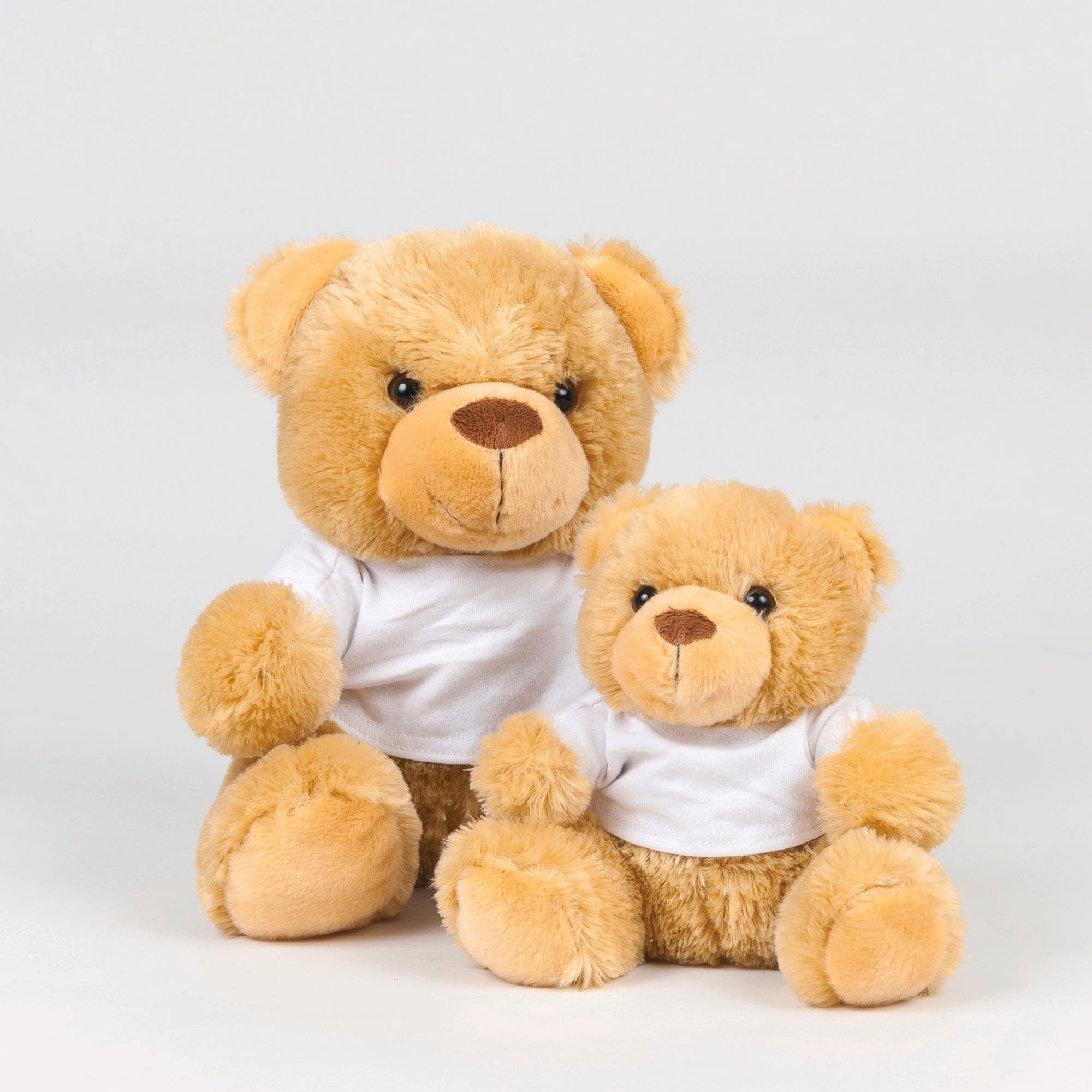 Ours en peluche avec t-shirt en situation