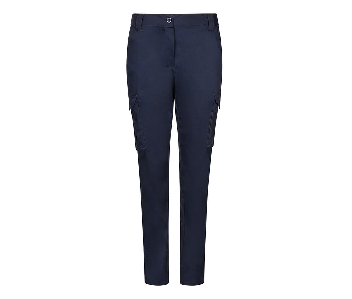 PANTALON STRETCH MULTI-POCHES FEMME coloris Marine
