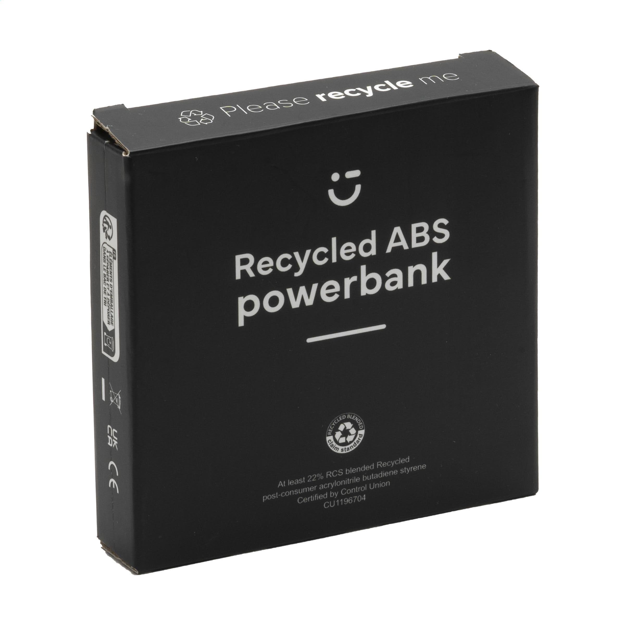 Powerbank Compact 5000 RCS recyclé ABS en situation