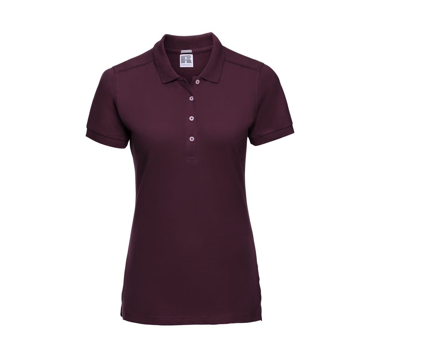 LADIES' FITTED STRETCH POLO coloris Bordeaux