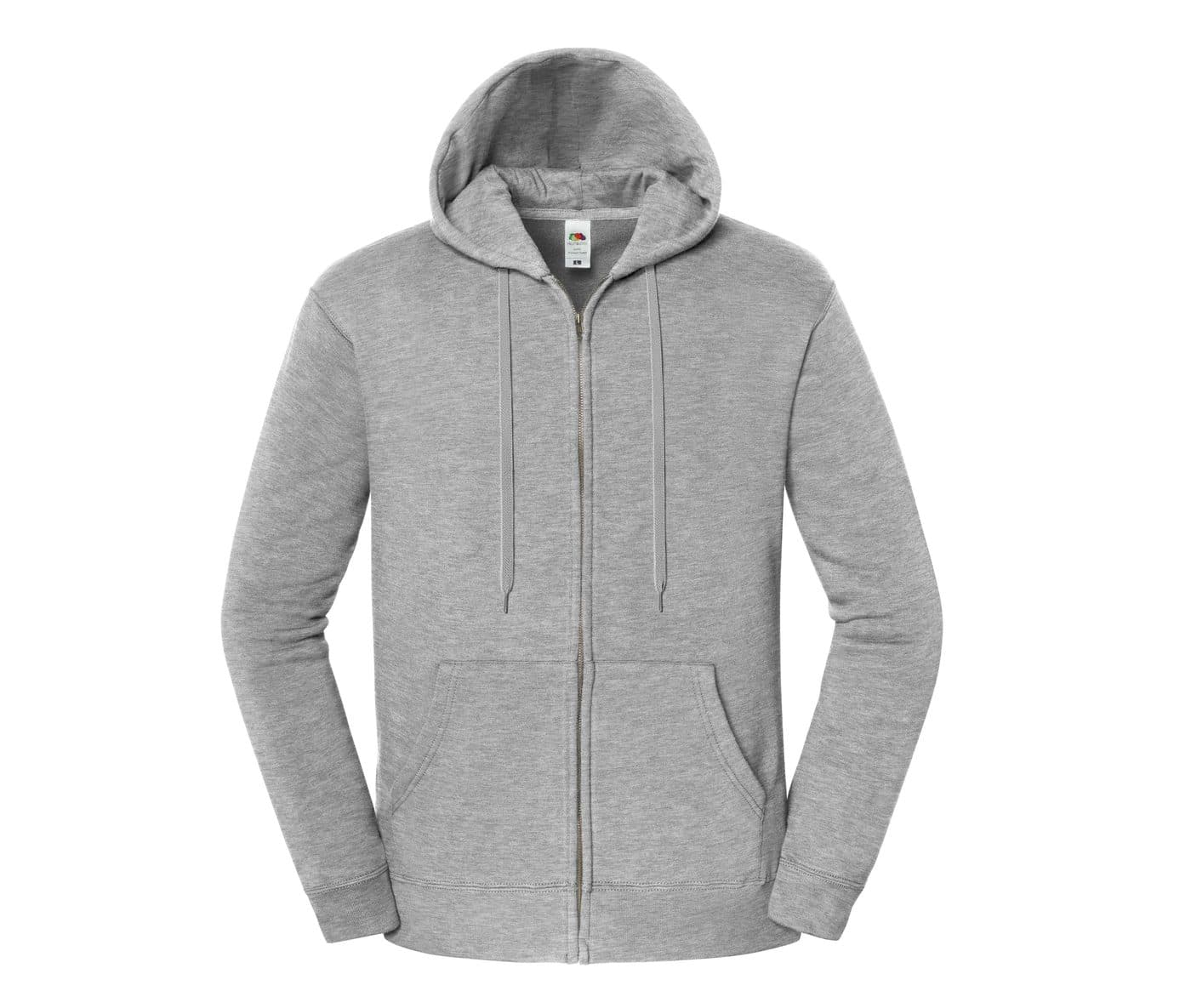 ICONIC PREMIUM HOODED SWEAT JACKET coloris Gris chiné sport