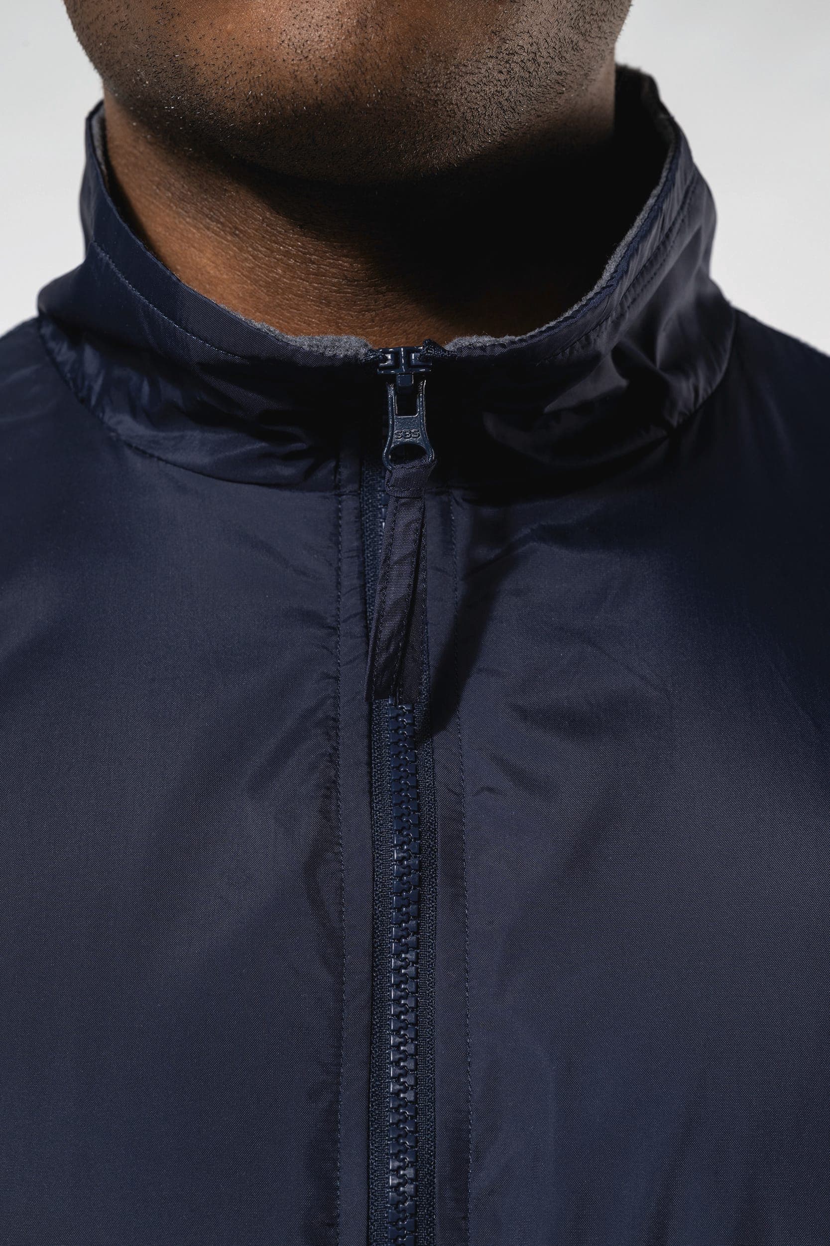 Bodywarmer doublé polaire unisexe en situation
