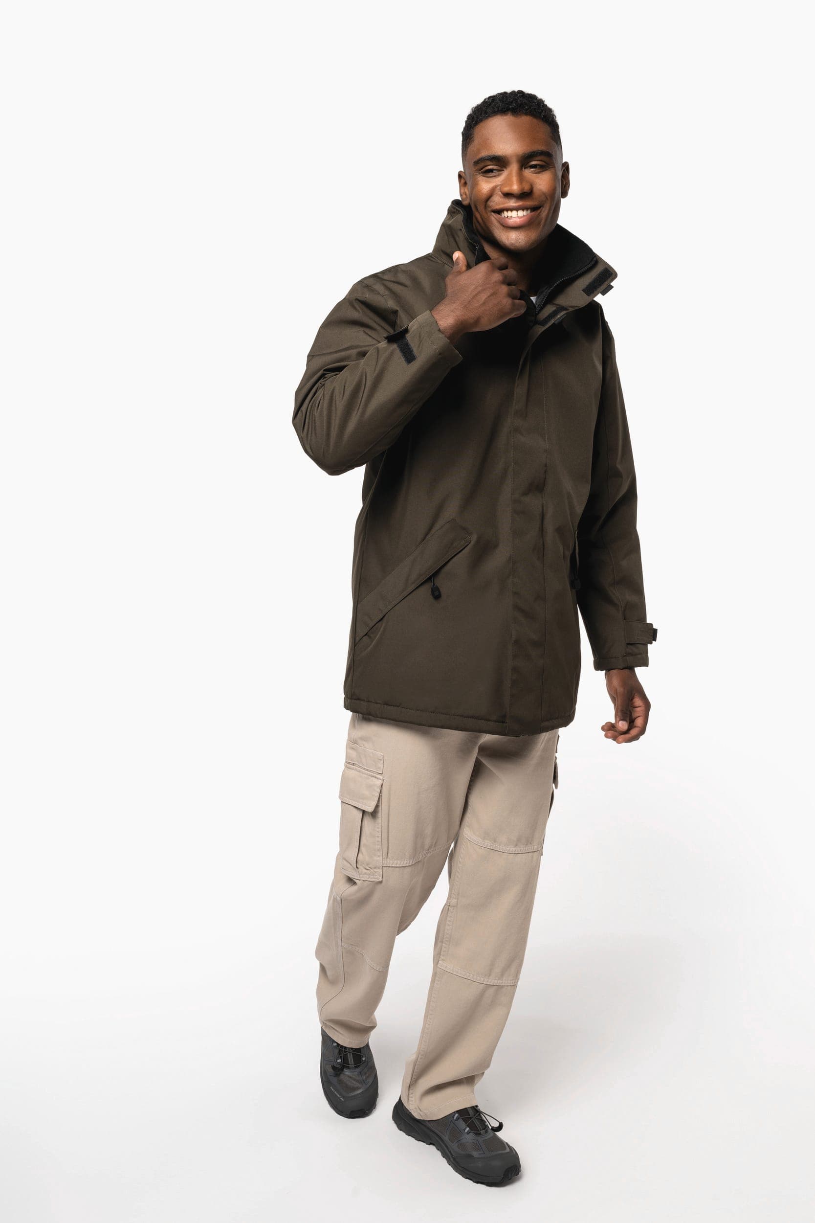 Parka doublure matelassée en situation