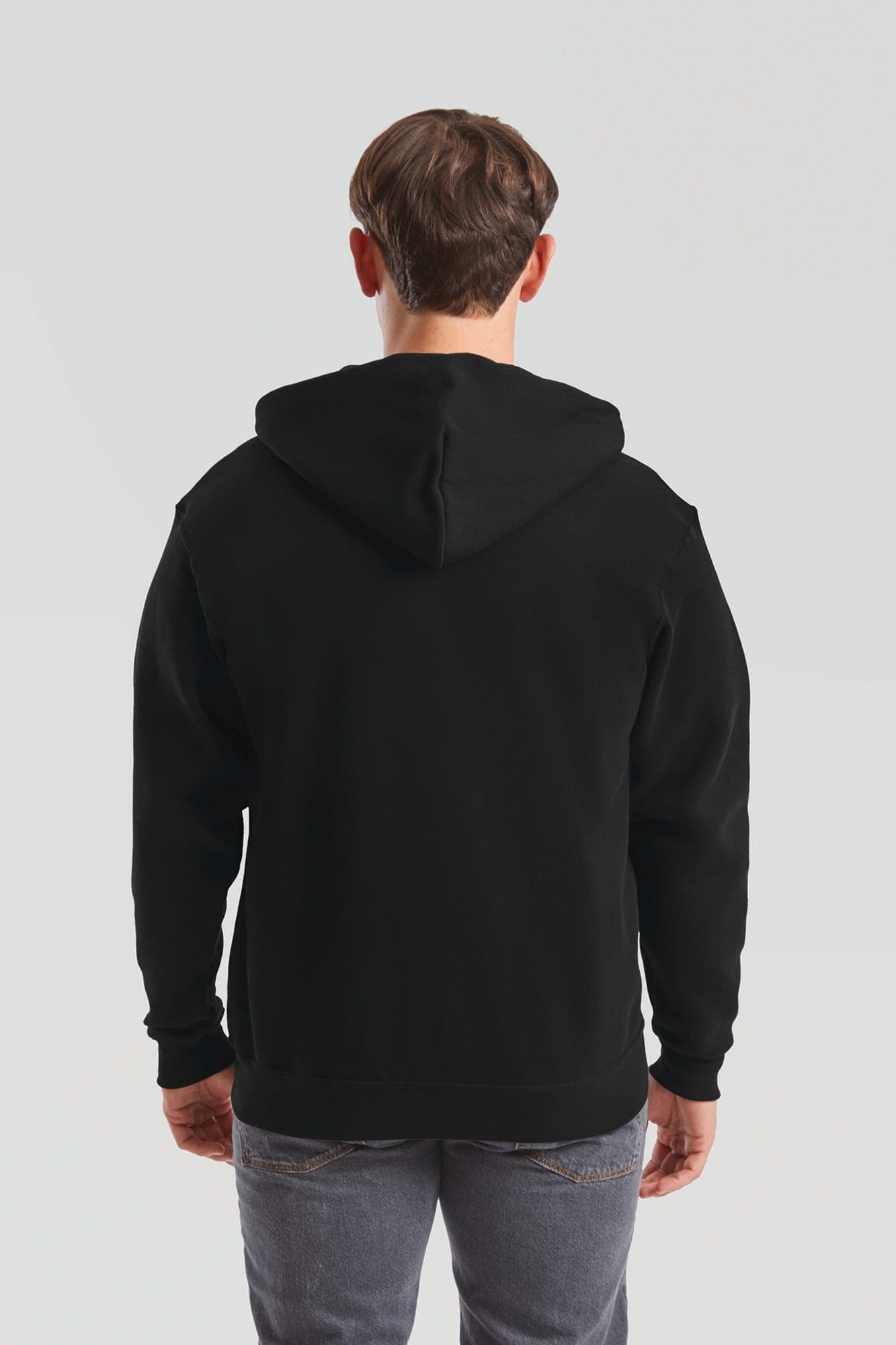 Sweat-shirt homme zippé capuche Classic (62-062-0) en situation