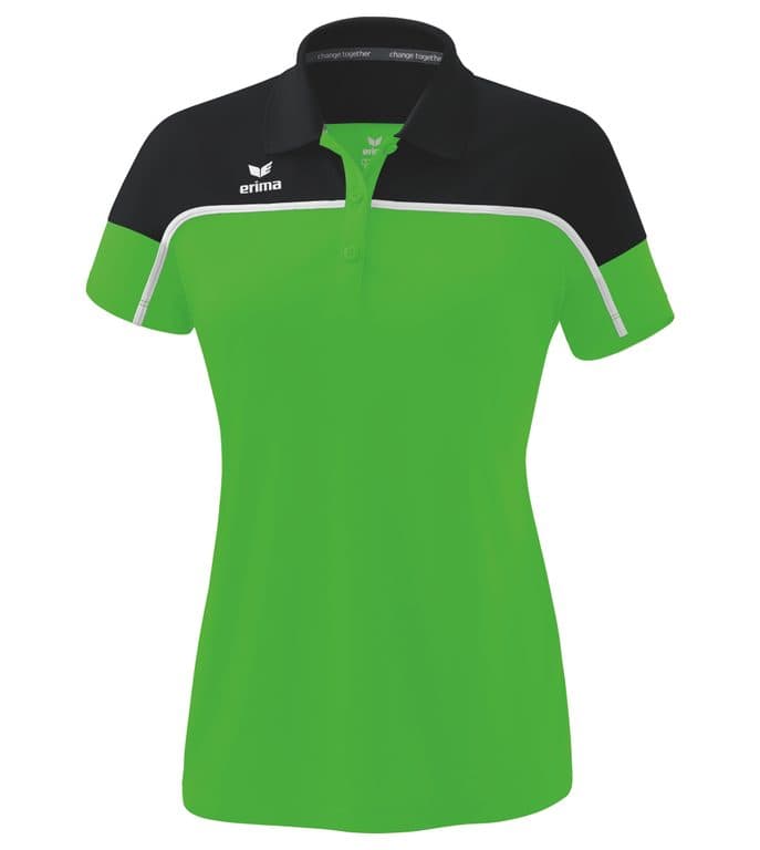 Polo CHANGE by erima coloris Vert / Noir / Blanc