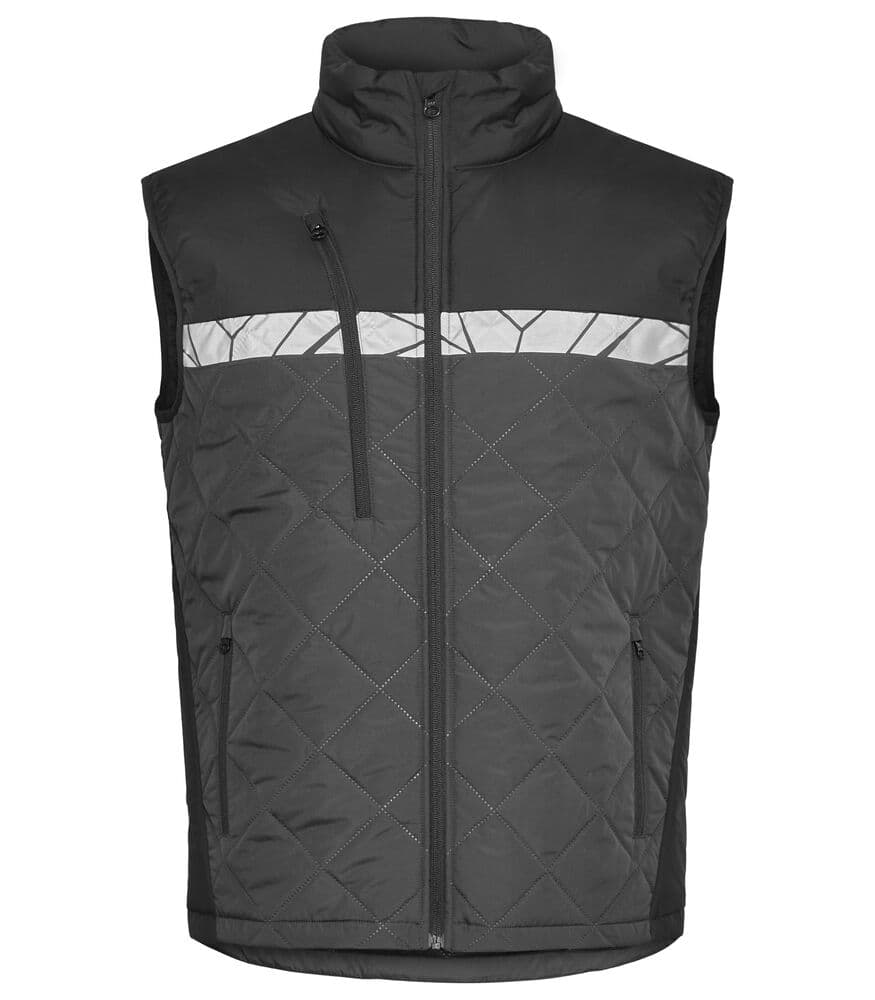 7700 GILET SANS MANCHES coloris Gris / Noir