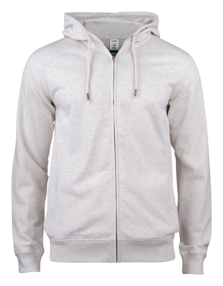 Clique Premium OC Hoody FZ coloris Naturel chiné