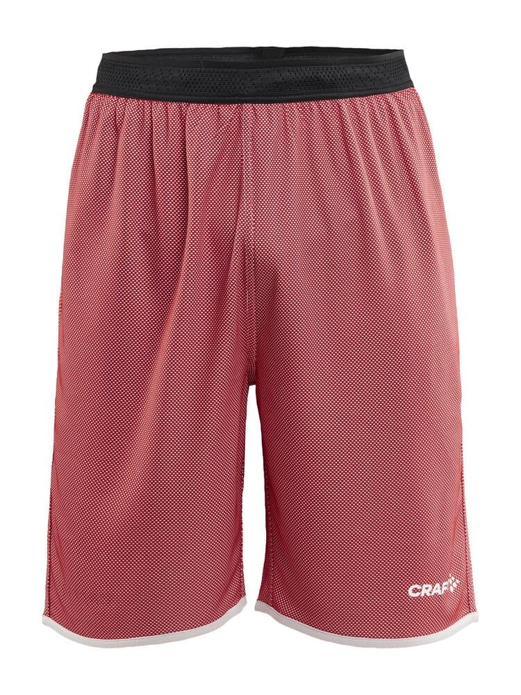 Craft Progress reversible basket shorts m coloris Rouge / Blanc