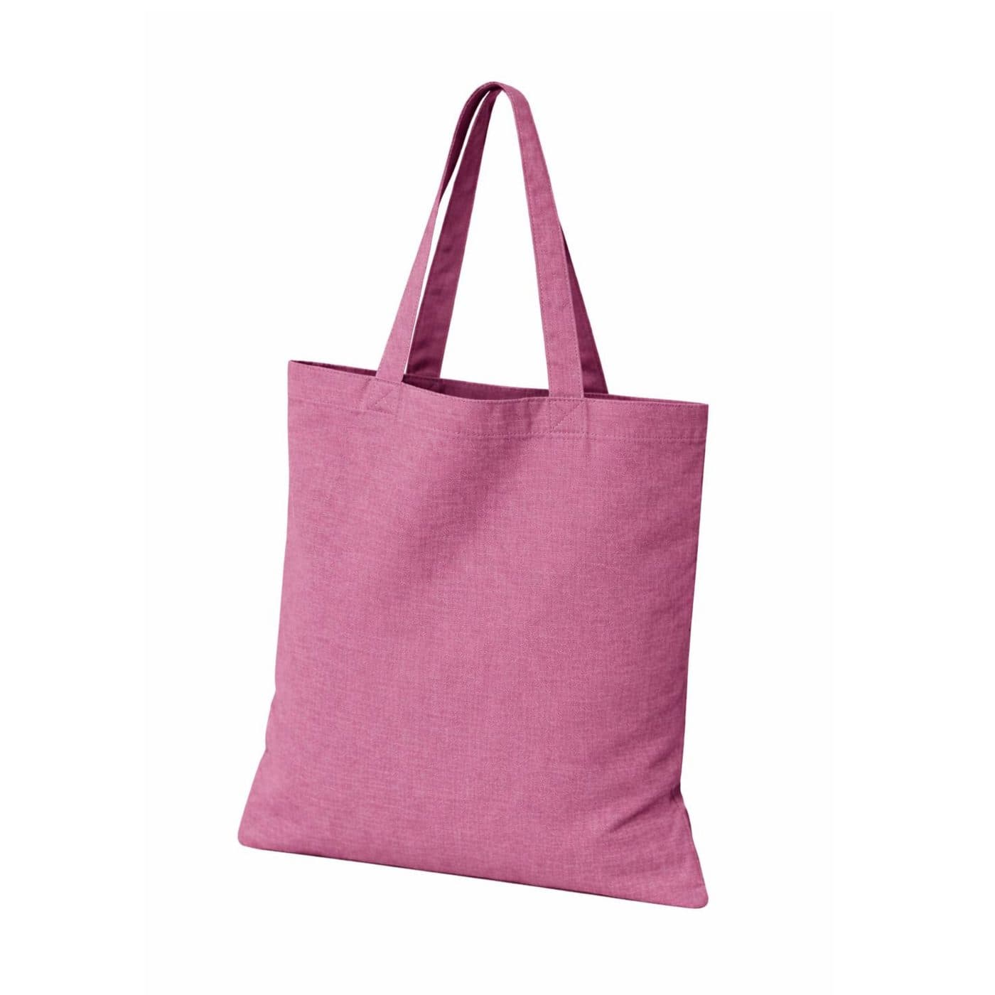 RECYCLED COTTON TOTE BAG coloris Fuchsia chiné
