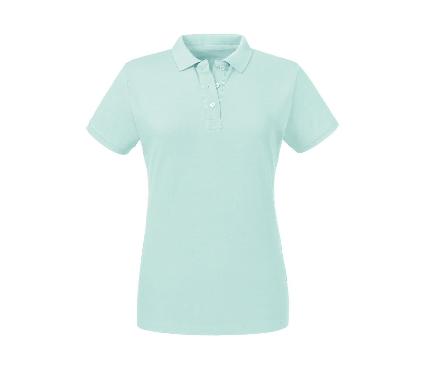LADIES' PURE ORGANIC POLO coloris Aqua