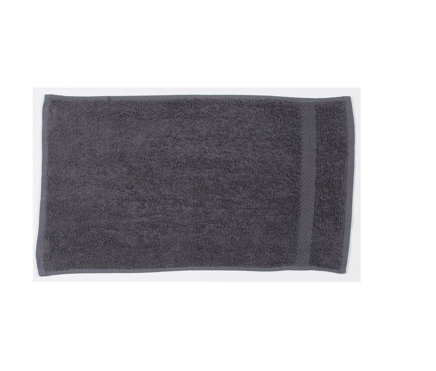 LUXURY GUEST TOWEL coloris Gris acier