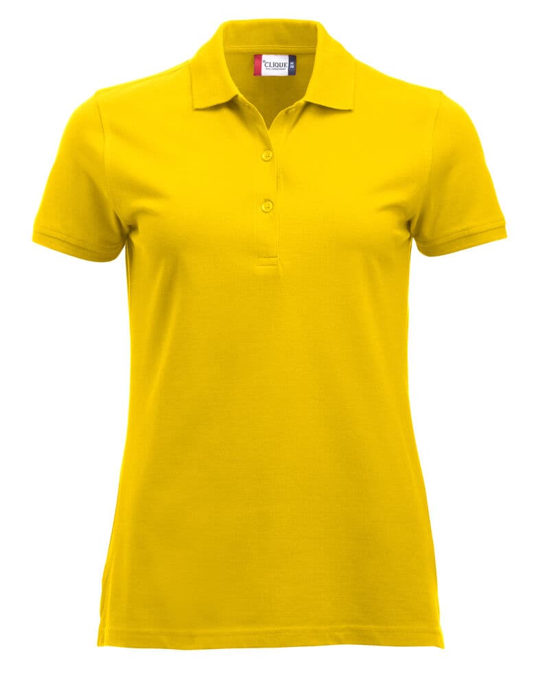 Clique Classic Marion S/S Polo coloris Citron