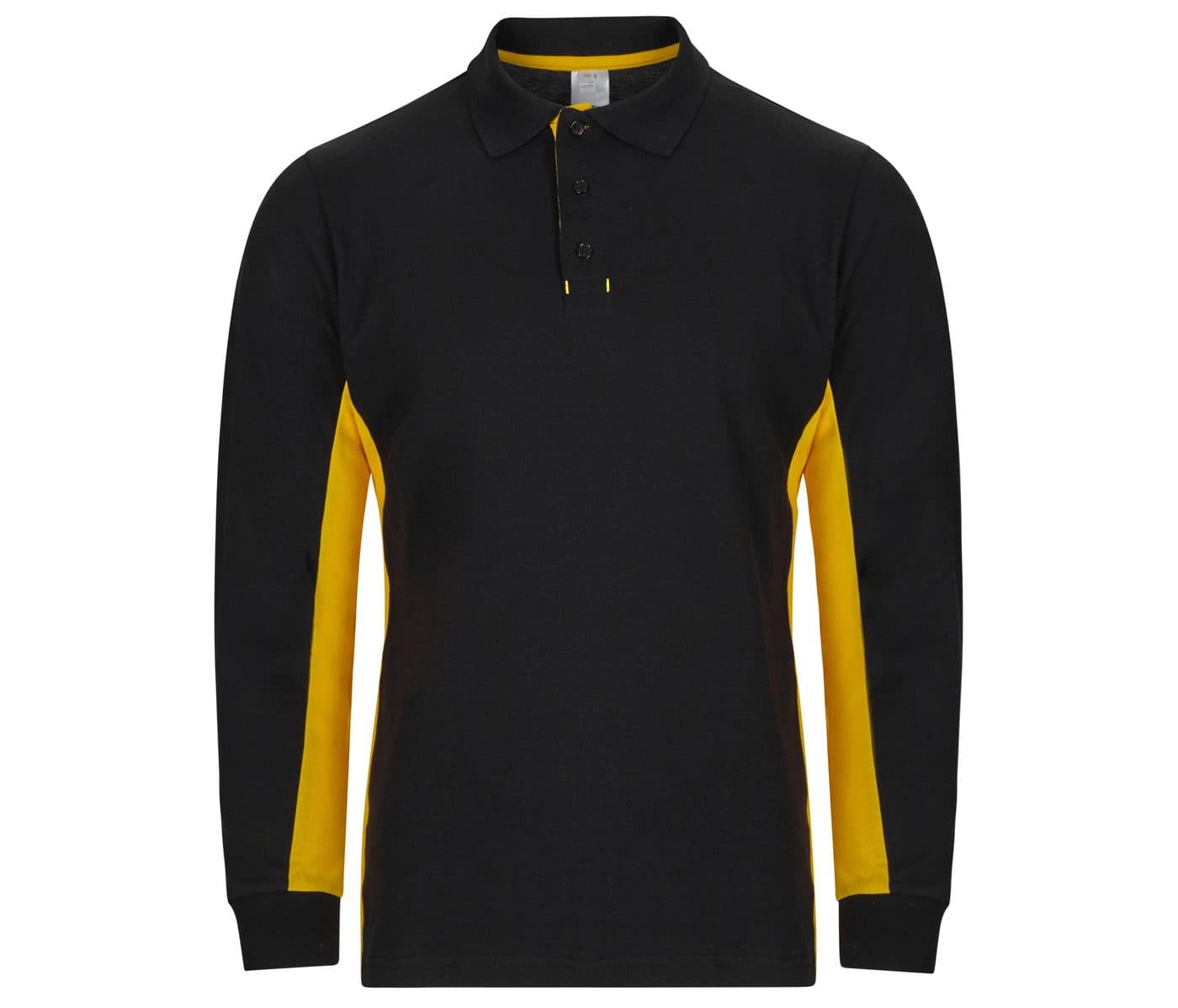 POLO BICOLORE MANCHES LONGUES