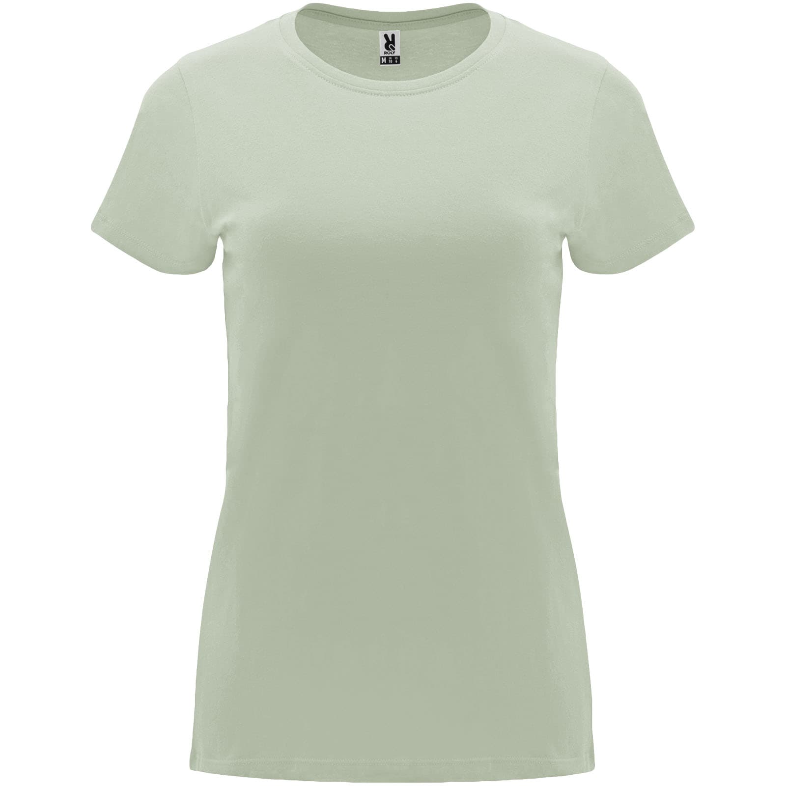 T-shirt de 170 g/m² Capri à manches courtes pour femme coloris Vert brume