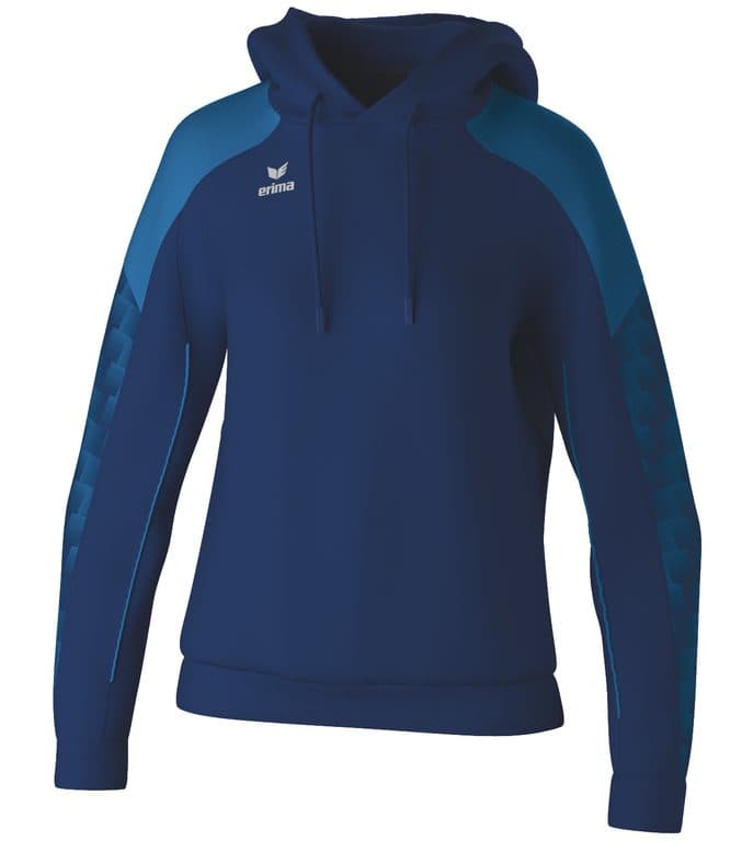 Sweat à capuche EVO STAR coloris Marine / Bleu Mykonos