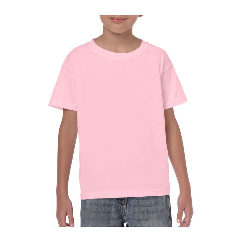 HEAVY COTTON YOUTH T-SHIRT coloris Rose clair